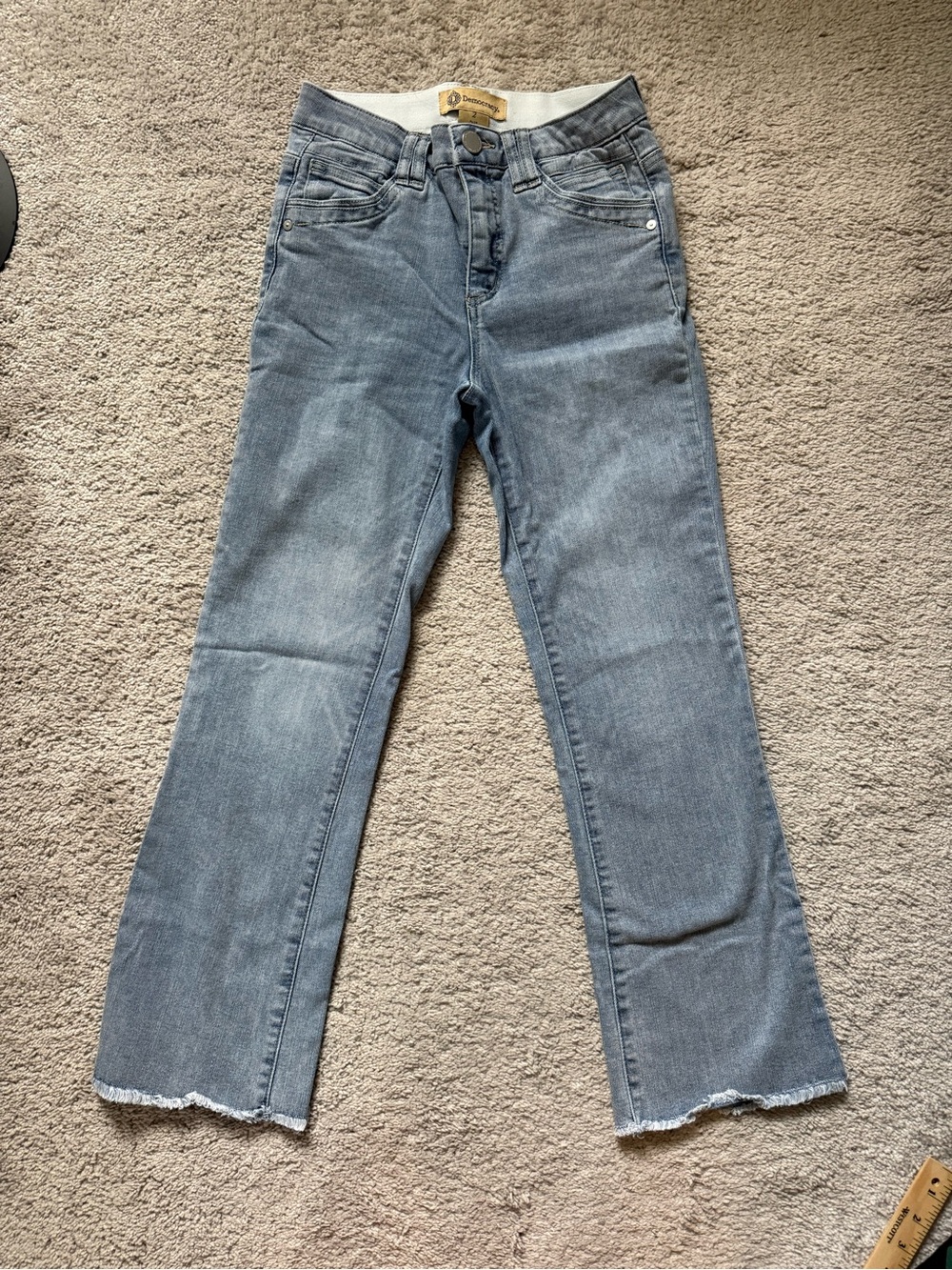 Democracy Ab Technology Raw Hem Bootcut Jeans Size 2